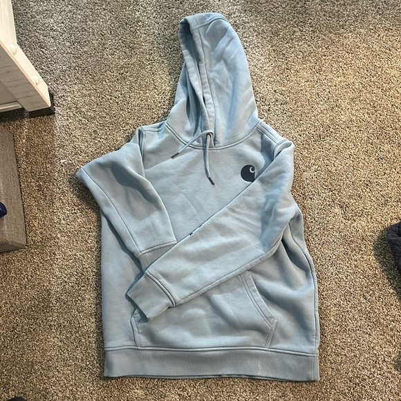 Carhartt Sweaters - Blue Carhartt size large hoodie